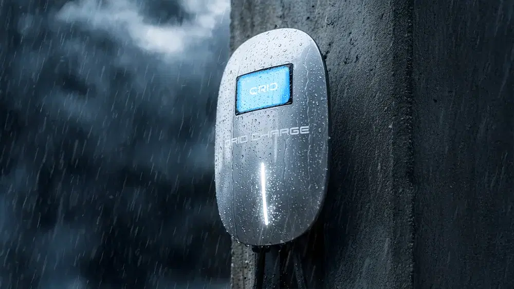 Qrio Charge metal frame charger built for tropical weather